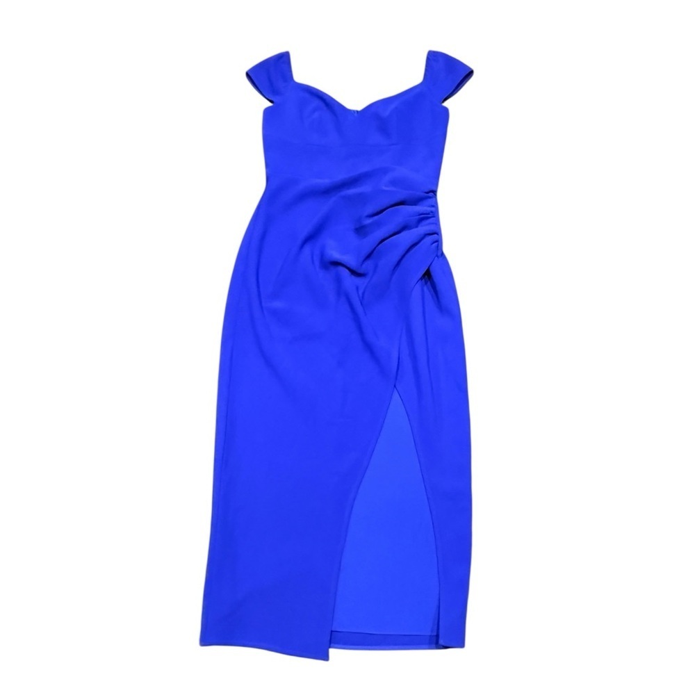 SELF-PORTRAIT Midi Crepe dress 6 - Picture 6 of 14
